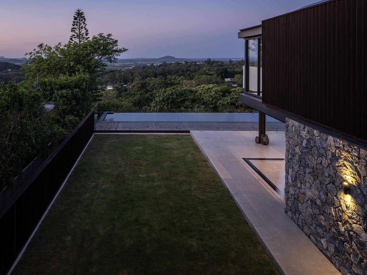 Amaroo — dusk exterior