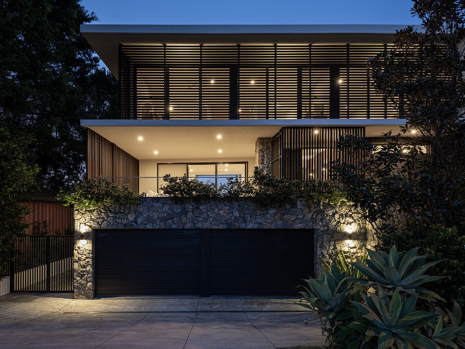 Amaroo — dusk exterior
