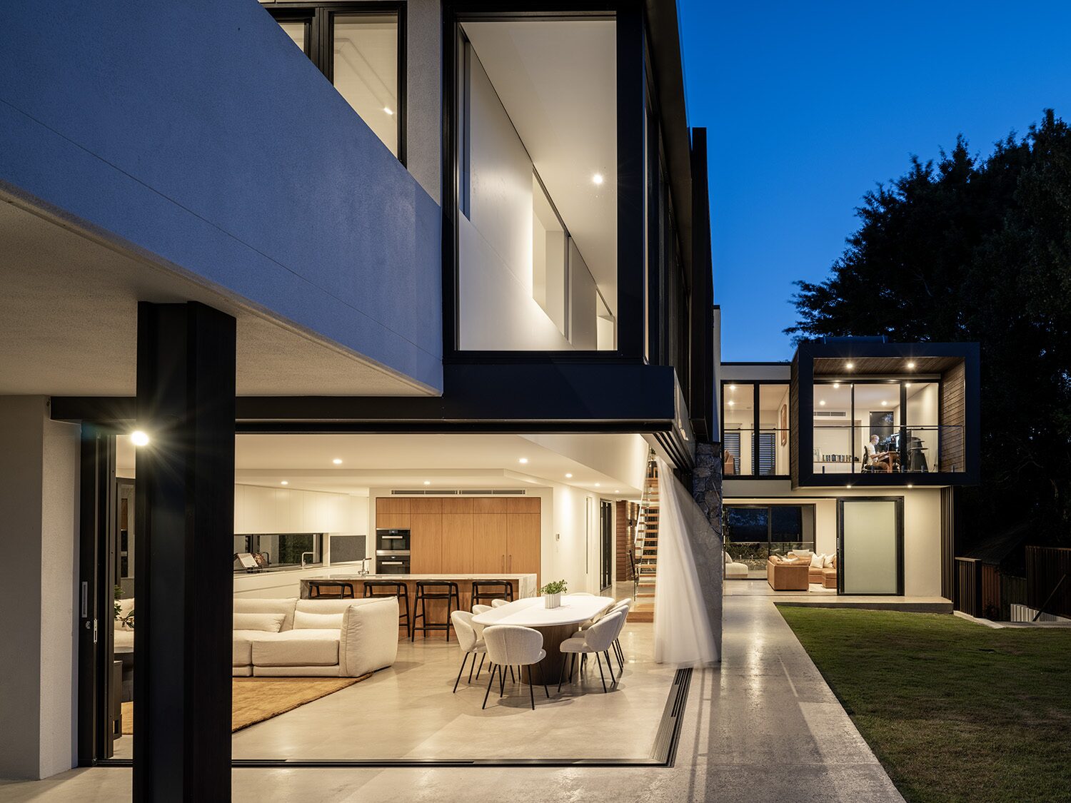Amaroo — dusk exterior
