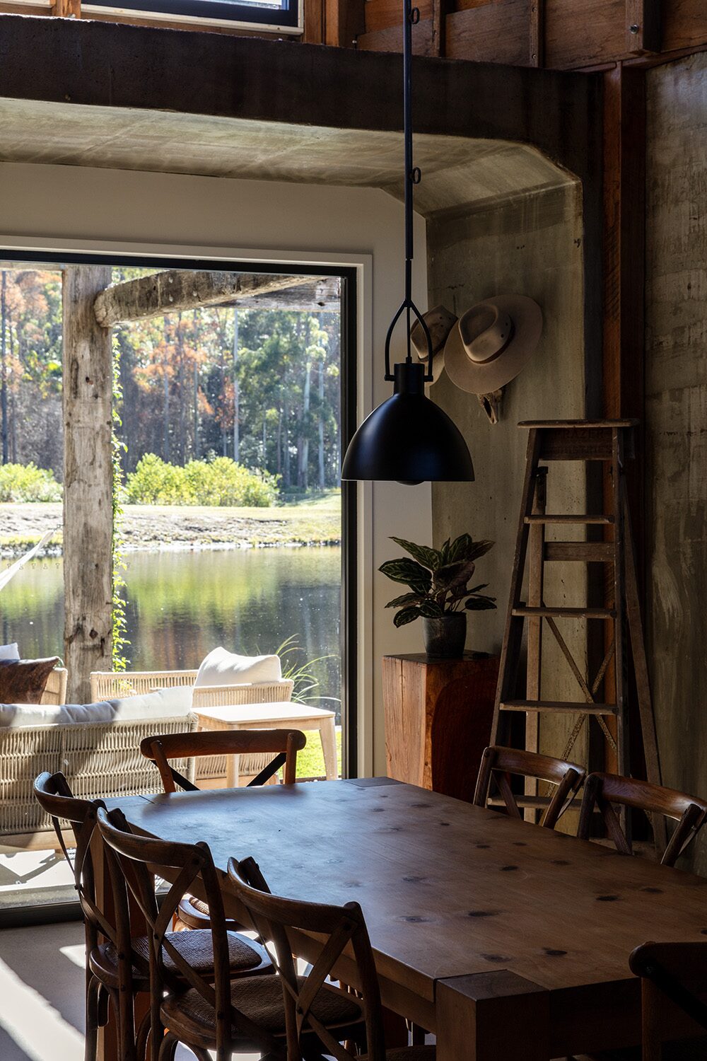 Arrowwood Acres — bedroom, artwork and desk detail
