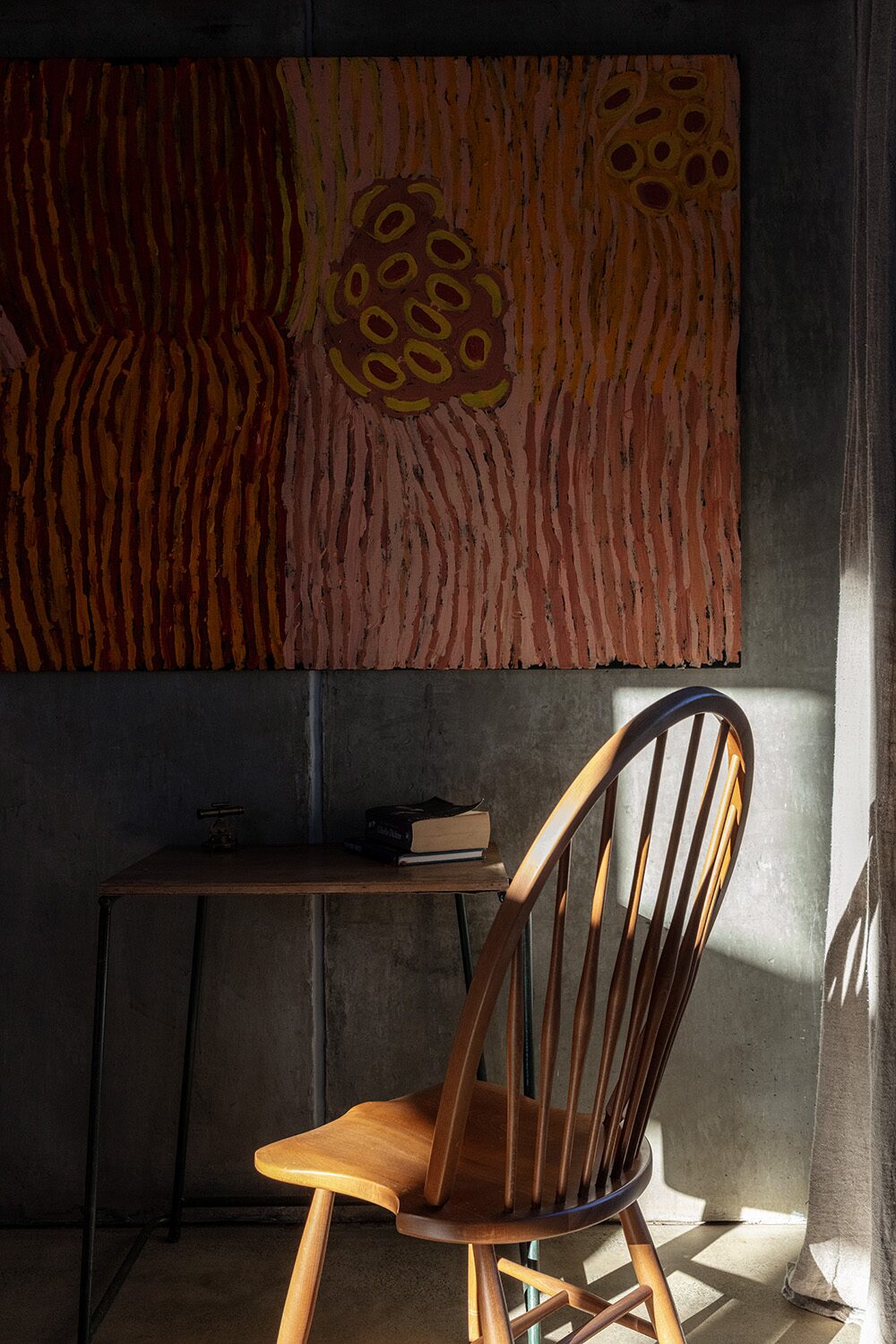 Arrowwood Acres — bedroom, desk nook in afternoon light
