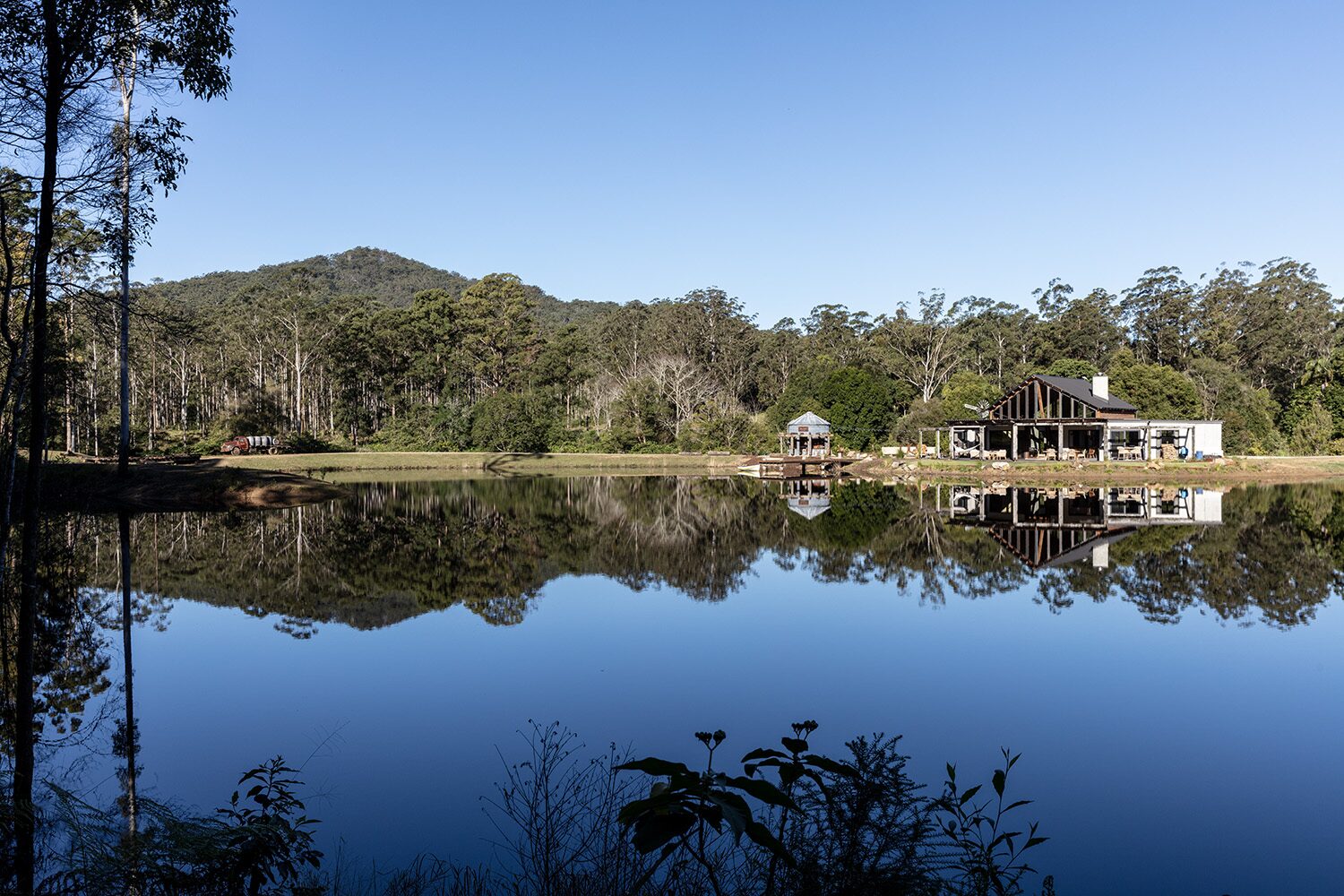 Arrowwood Acres — hinterland view across the dam