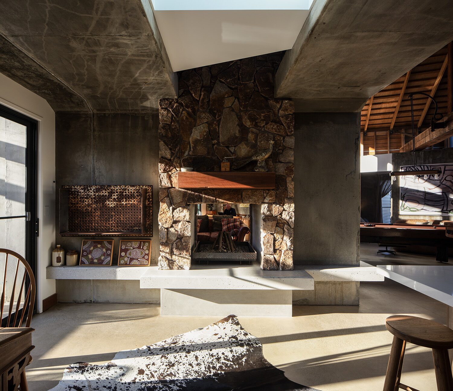 Arrowwood Acres — loft stairs and mezzanine