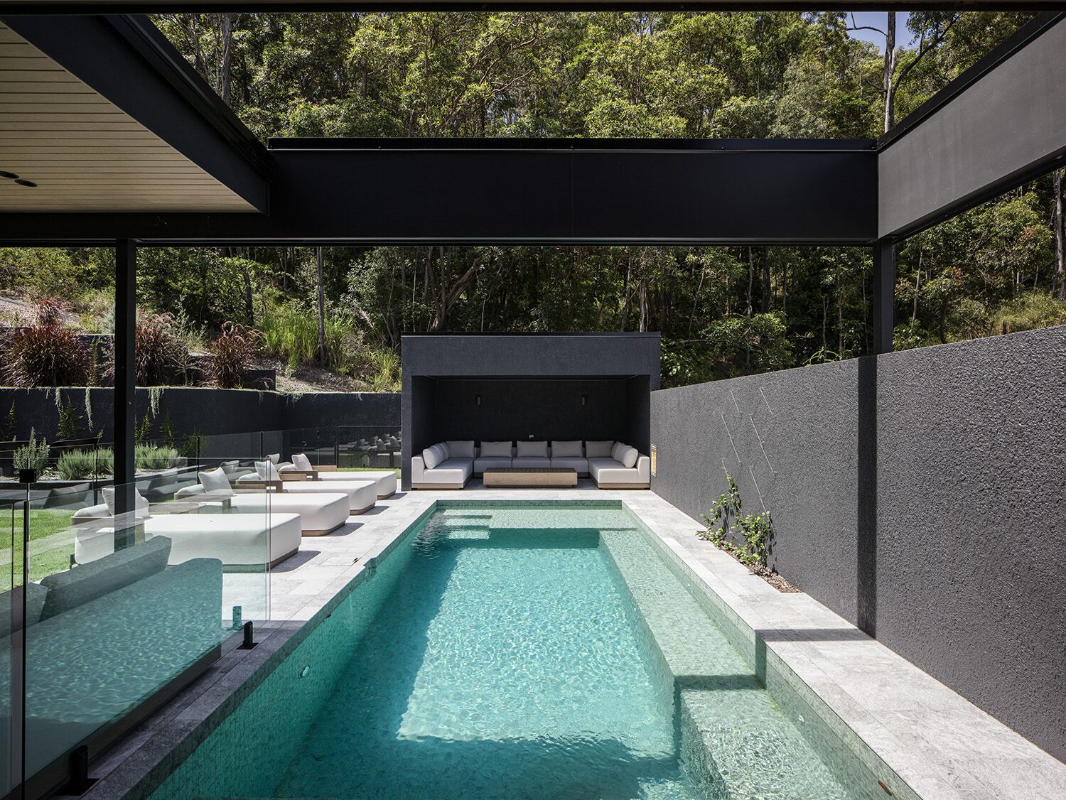 Belvedere — pool terrace and cabana