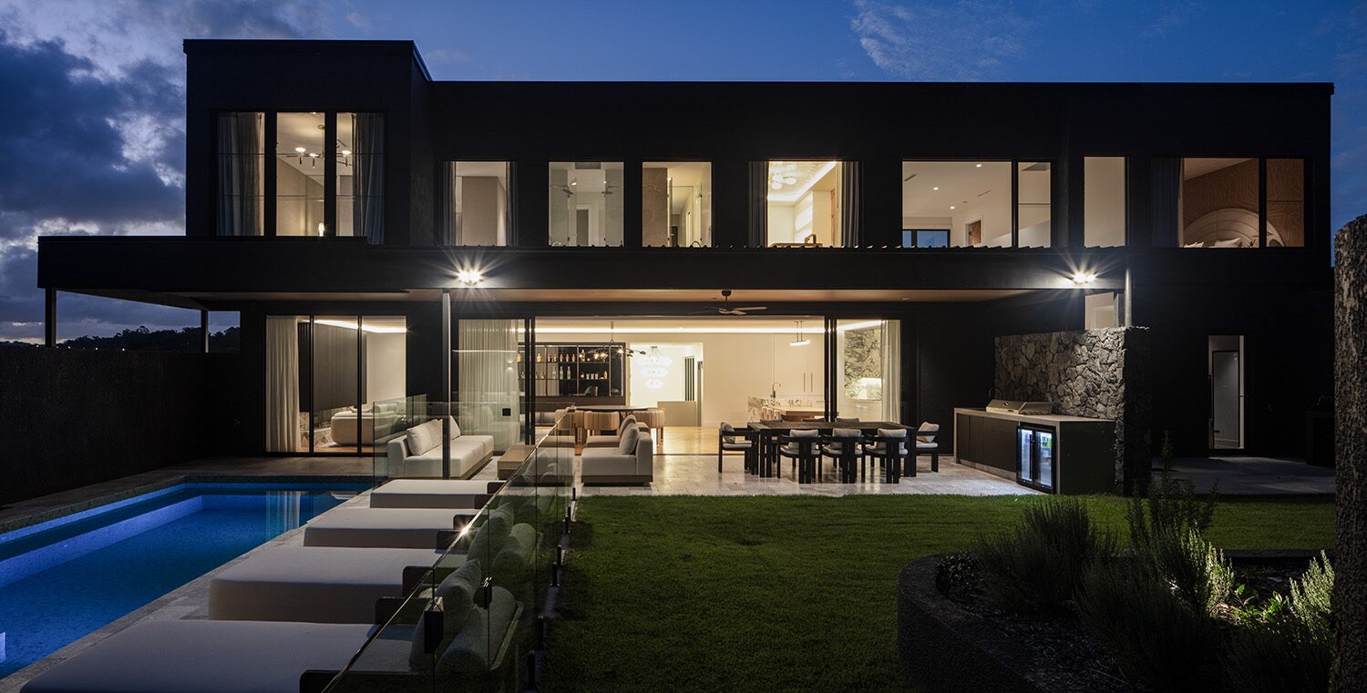 Belvedere — dusk exterior