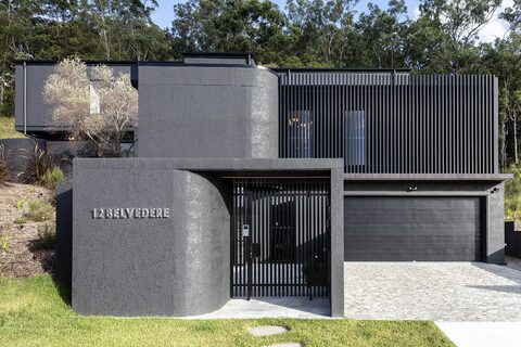 Belvedere, front facade — designed by Koda Design, built by CHS Building
