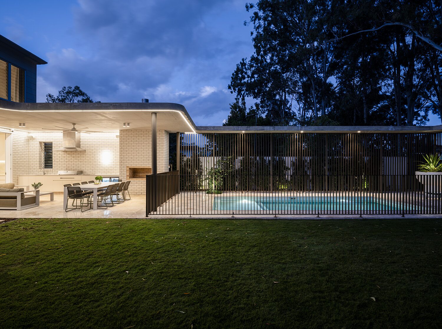 Canopus 2.0 — dusk exterior