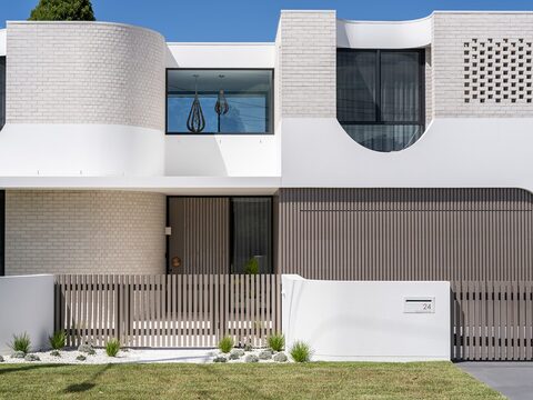 Miranda, exterior facade — Boerma Projects, designed by Blake Letnic Architects