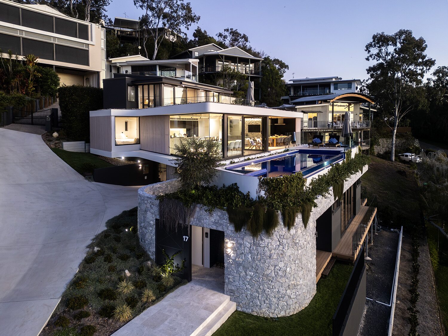 Pacific Heights — aerial view
