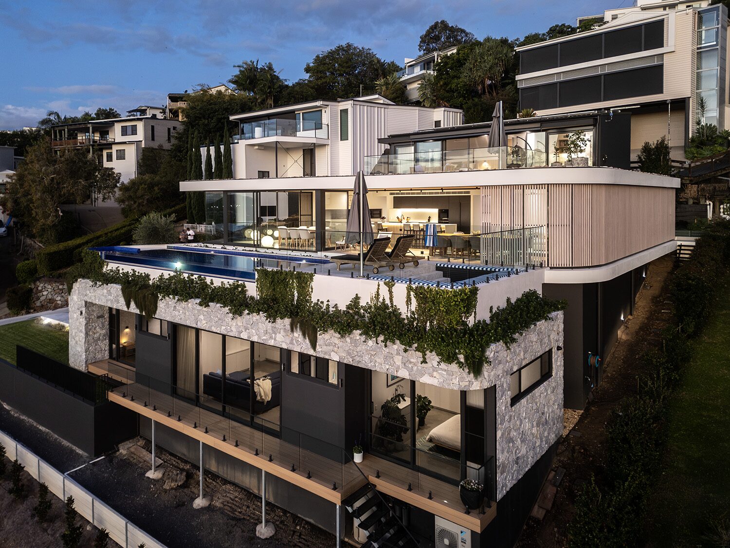 Pacific Heights — aerial view