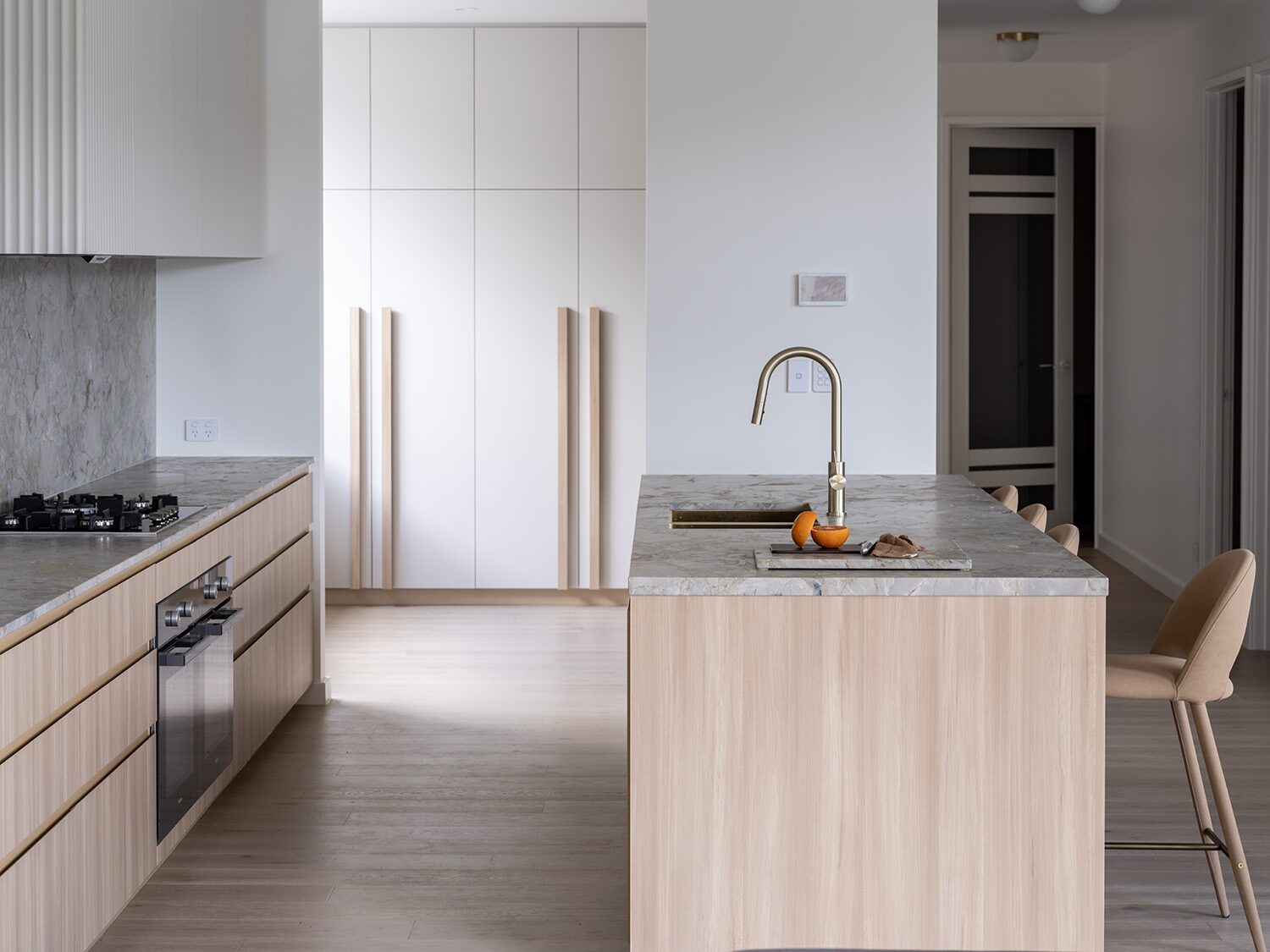 Pelham — butler's kitchen, stone benchtop