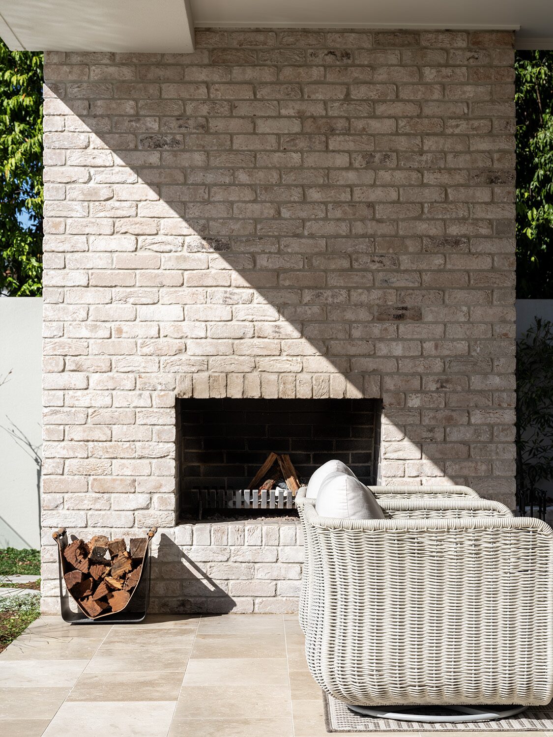 Pelham — fireplace detail