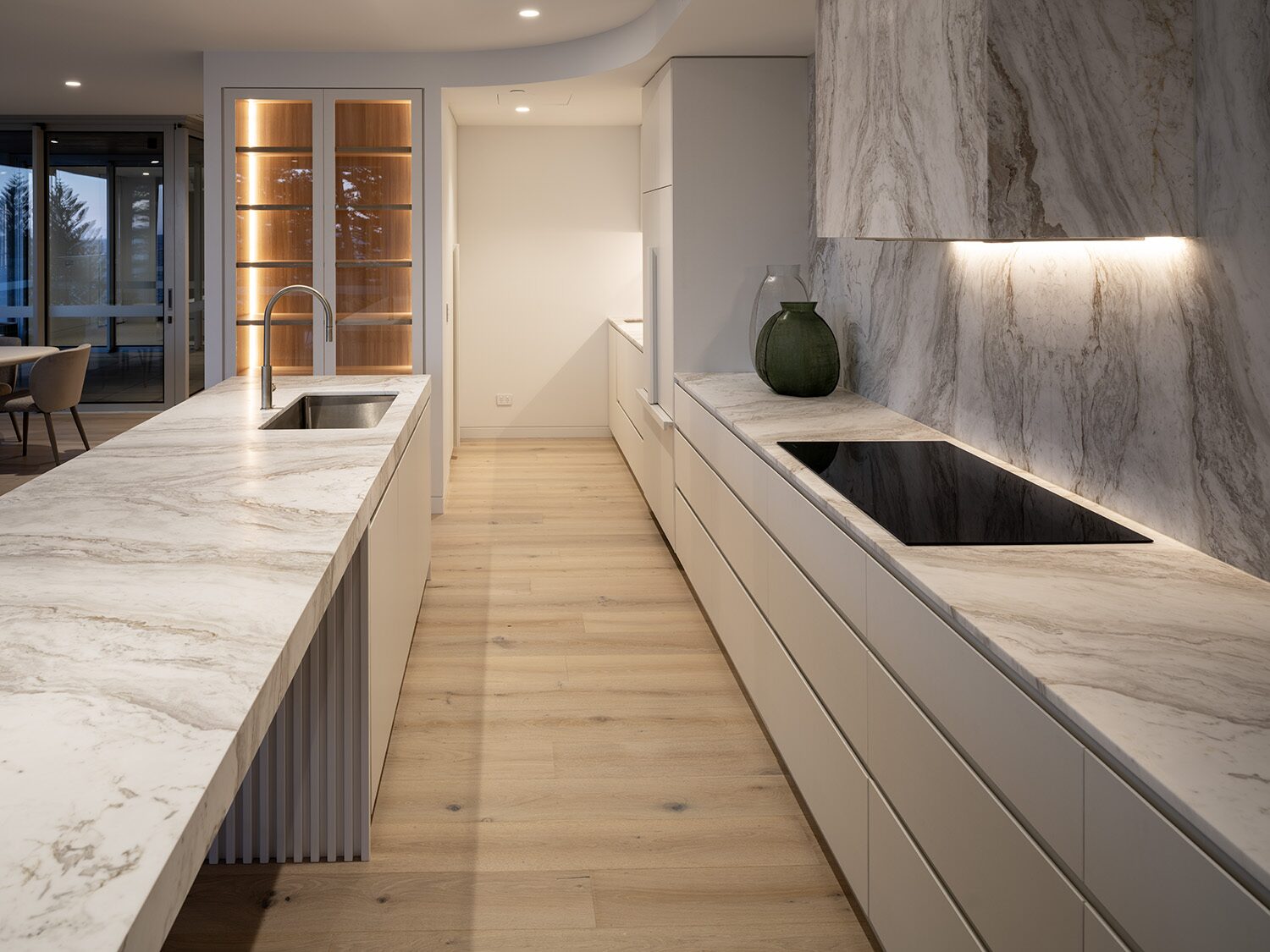 Rockpool — dusk exterior