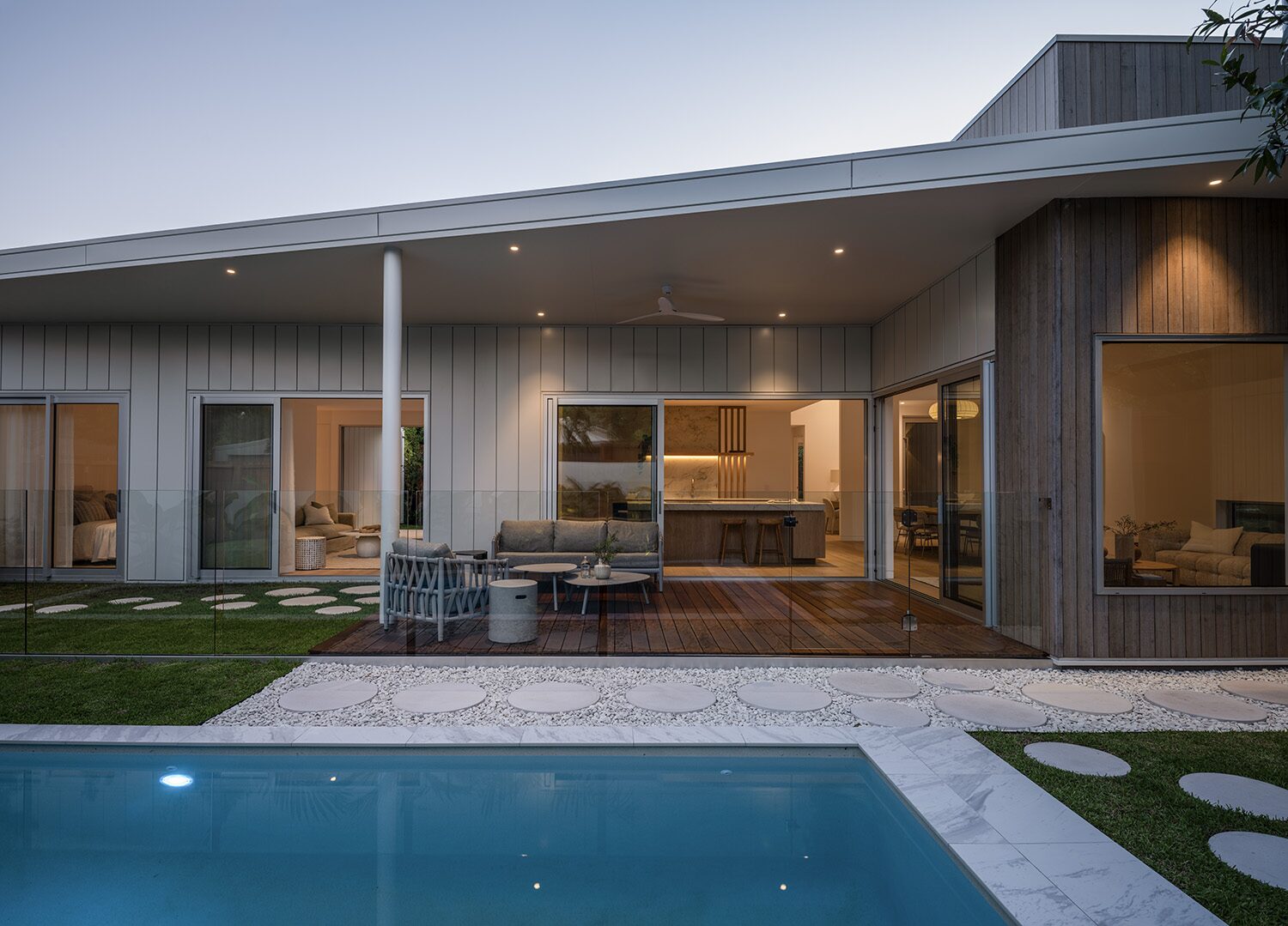 Tarina — dusk exterior