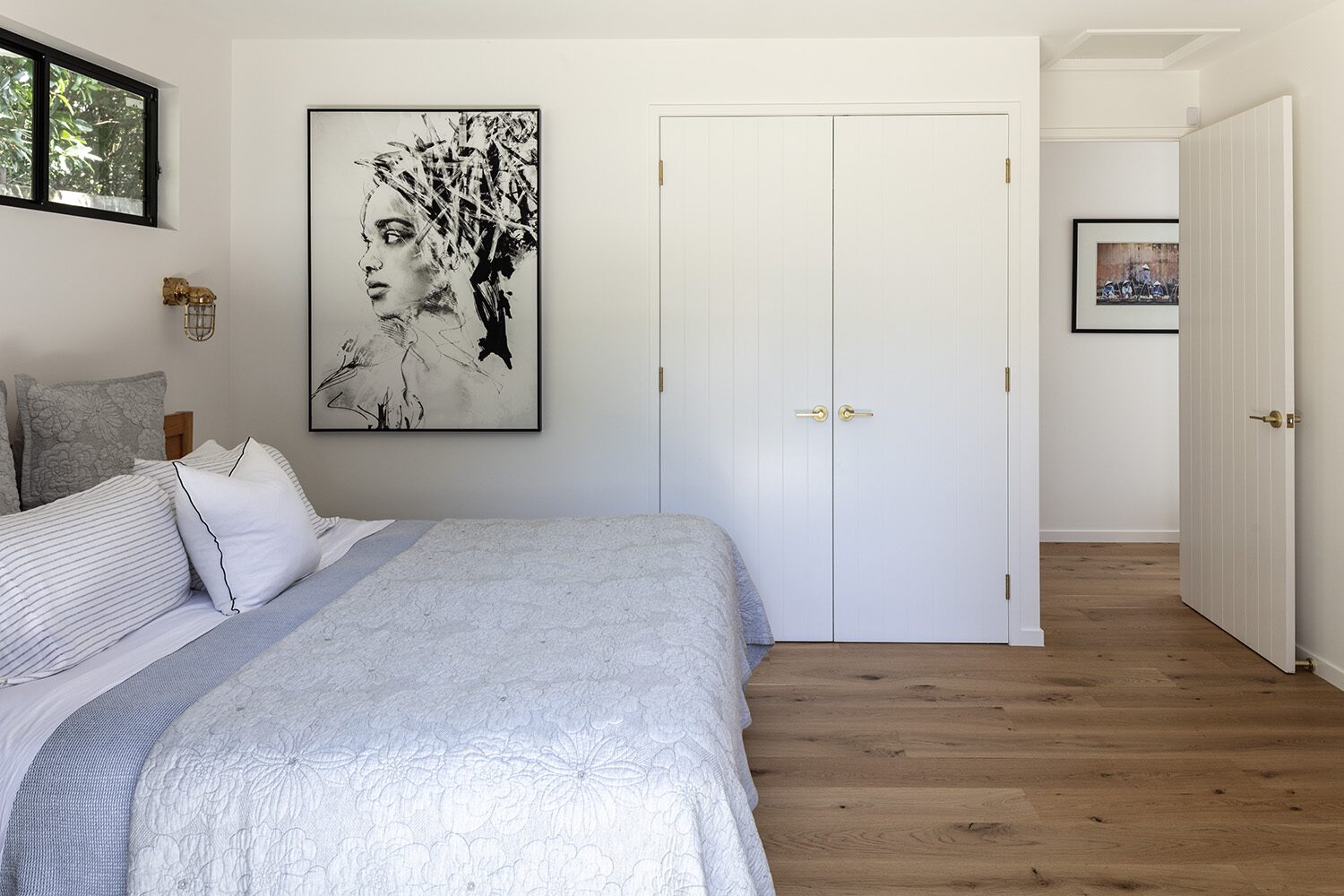 Vantage — bedroom and artwork