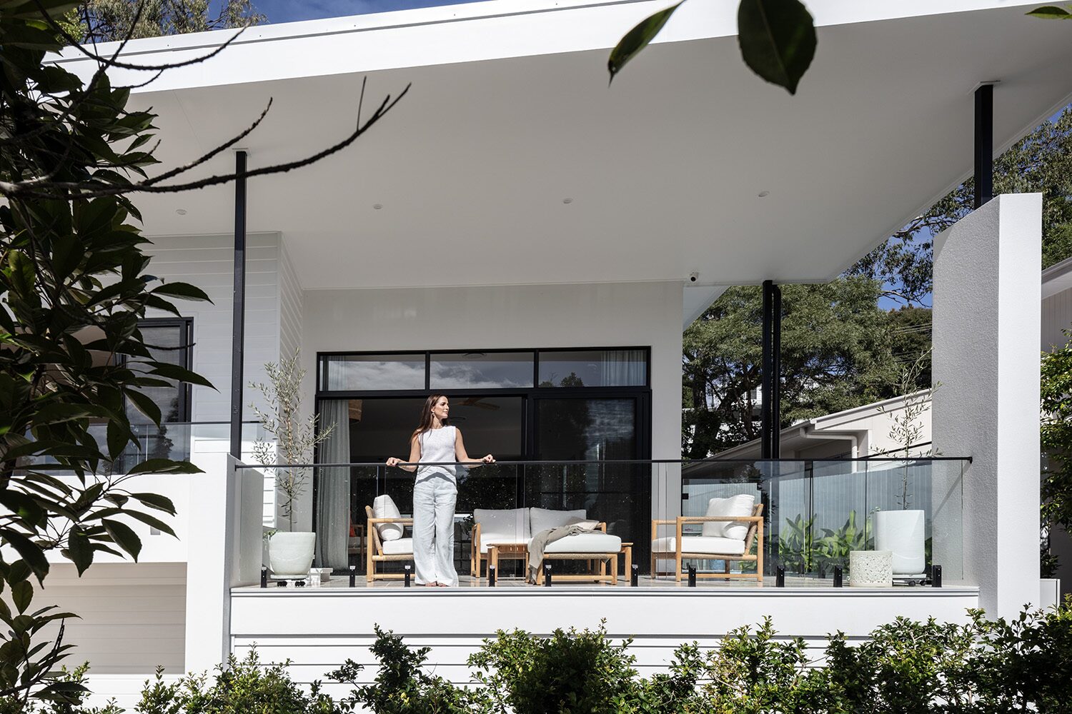 Vantage — front facade and balcony